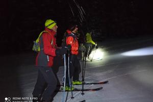 večerní skitouring Klínovec